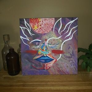 Tribal Divine Feminine Painting Abstract